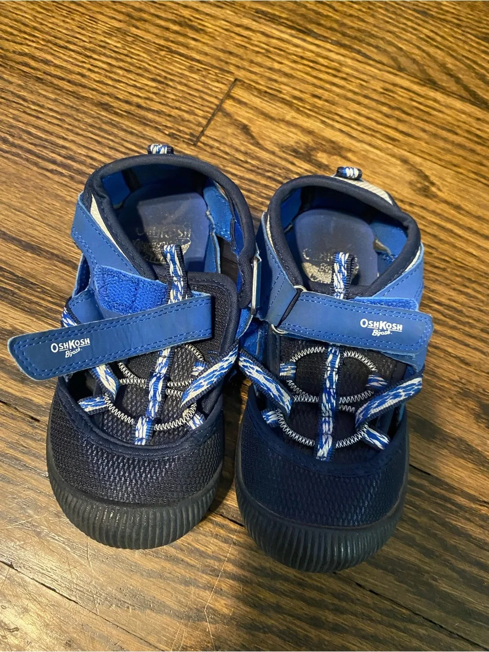 OshKosh B'gosh Navy and Royal Blue Kids Sport Sandals